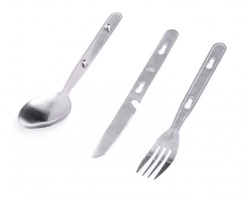 AB Field Cutlery Set, Three-piece, Stainless Steel.