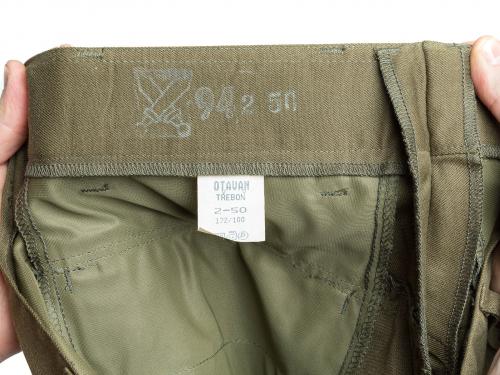 Czech M85 Cargo Pants, Olive Drab, Surplus. 