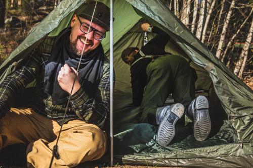 French F1 / F2 2-Person Tent, Surplus.