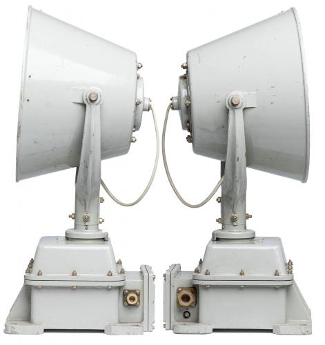 Soviet Propaganda Speaker, Rotating, Surplus.