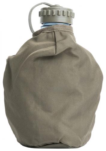 Austrian Canteen with Pouch, Transparent, Surplus.