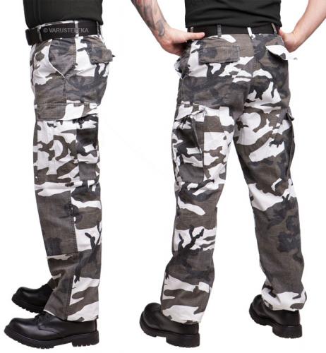 Teesar BDU trousers, ripstop, Metro, stonewashed.