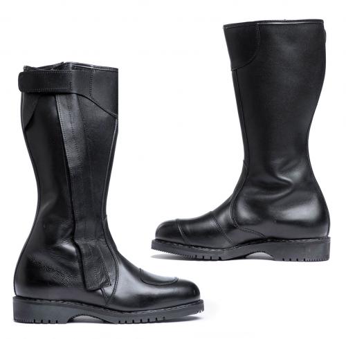 Police style deals motorcycle boots
