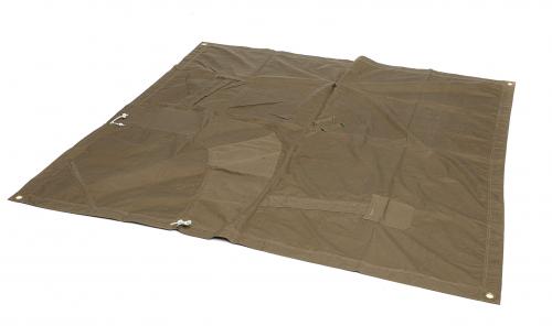 Romanian Plash-palatka Rain Cape/Shelter Half, Green, Surplus.