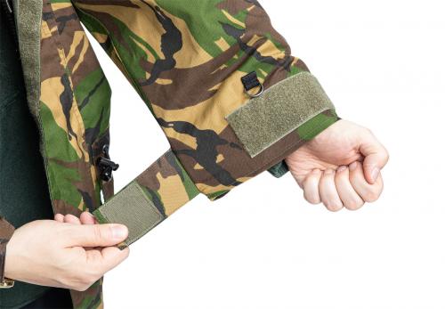 Dutch Field Jacket w. Membrane, DPM, Surplus. Hook and loop cuffs.