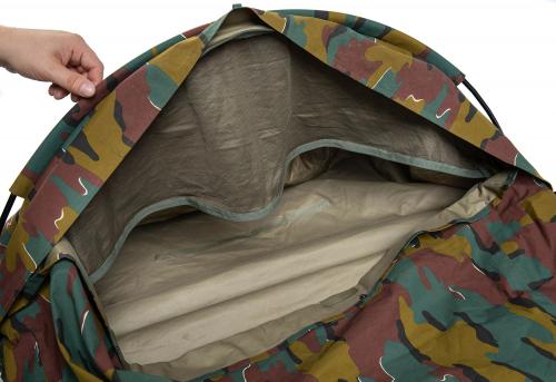 Belgian Gore-Tex Bivy Bag with Pole, Jigsaw-camo, Surplus.