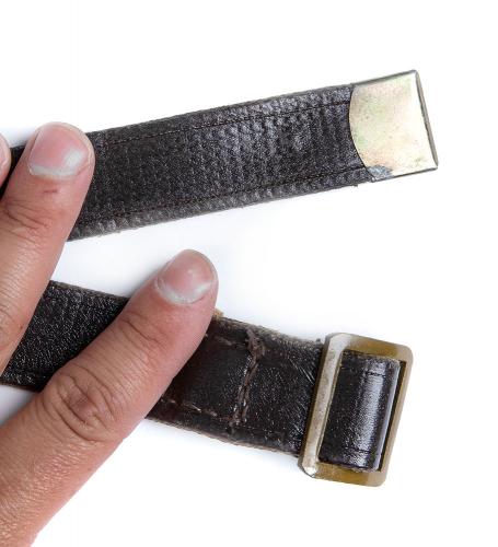 Soviet general purpose strap / pant belt, rubberized, surplus.