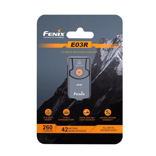 Fenix E03R Rechargeable Key-chain Flashlight. 
