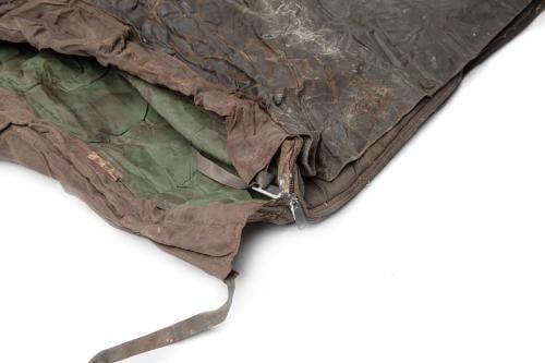 Serbian Sleeping Bag, Surplus. The condition varies from this kind of a zombie body bag to fairly decent ones.