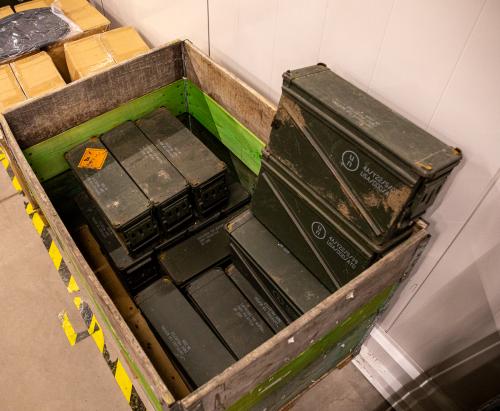 US Ammunition Box, 40 mm, Surplus.