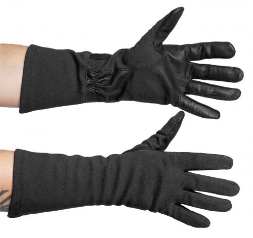 BW Flight Gloves, Leather/Nomex, Black, Surplus. 