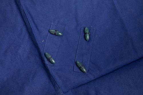 Romanian Plash-palatka Rain Cape/Shelter Half, Blue, Surplus. 