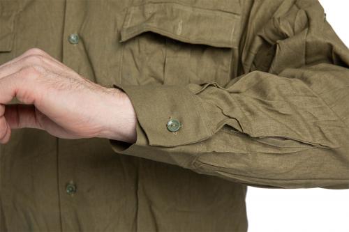 Romanian Service Shirt, Olive Drab, Surplus.