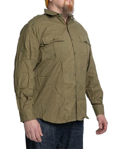 Romanian Service Shirt, Olive Drab, Surplus.