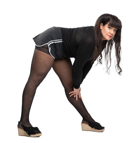 French Indecent Sports Shorts, Black, Surplus.