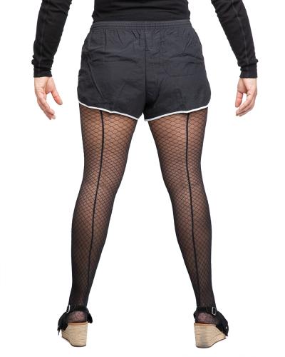 French Indecent Sports Shorts, Black, Surplus. 