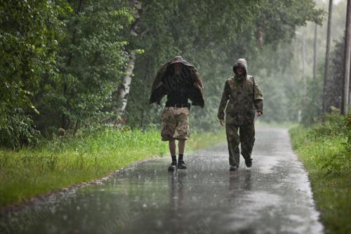 BW Gore-Tex trousers, Flecktarn, surplus. 