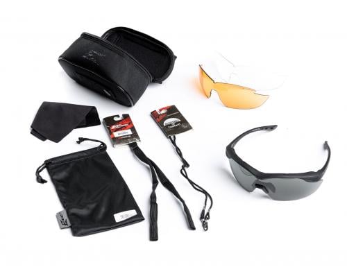 Edge Tactical Overlord Ballistic Glasses, 3-lens Kit. 