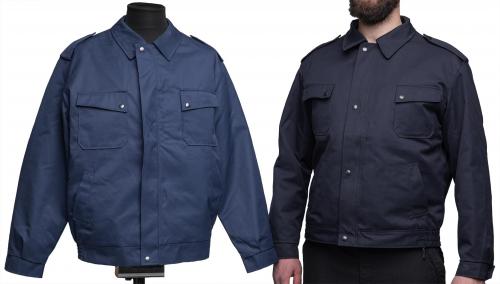 Dutch Work Jacket with Liner, Blue, Surplus. We got these in two shades, one is a bit lighter blue and the other darker. Most jackets are of the lighter kind but there are a few darker ones in the mix