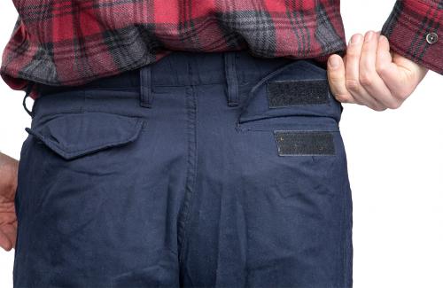 Dutch Navy Mission Pants, Navy Blue, Surplus.
