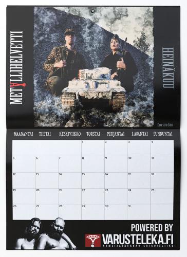 Finnish Heavy Metal Boy Calendar.