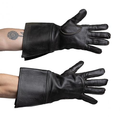 Belgian Motorcycle Gloves, Leather, Surplus