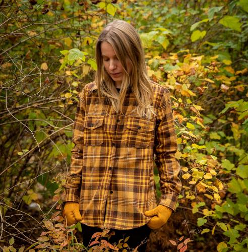 Särmä Women's Wool Flannel Shirt. 