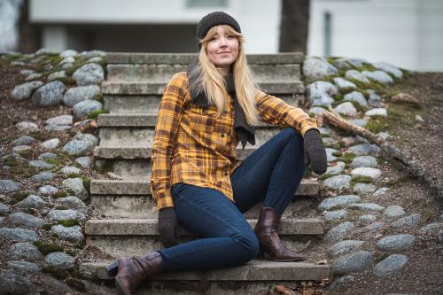 Särmä Women's Wool Flannel Shirt. 