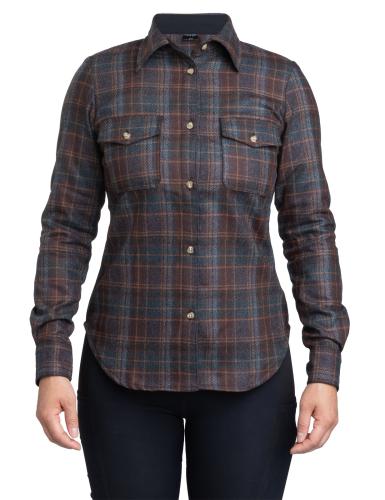 Särmä Women's Wool Flannel Shirt. 