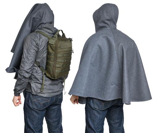Jämä Luhka. A small backpack fits neatly under the Luhka.