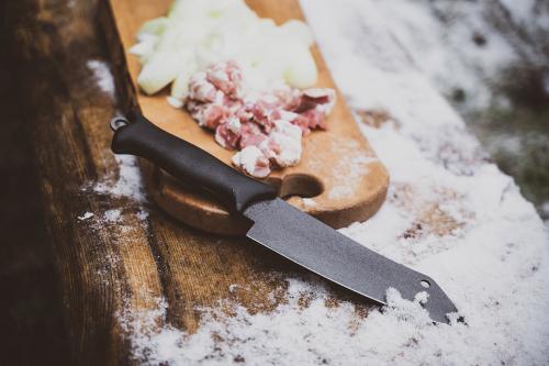 Terävä Skrama 200 Chef Knife, Carbon Steel.