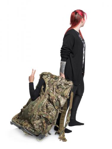 BlackHawk Go Box Rolling Load-Out Bag With Frame, X-Large, Multicam, Surplus. 