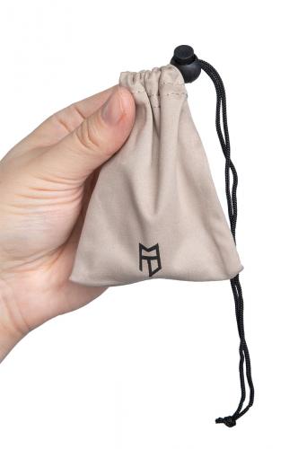 Gear Aid Op Drops Anti-Fog and Lens Cleaning System. The microfiber cleaning cloth also functions as a carrying pouch.