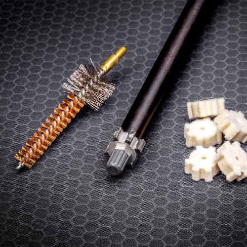 Real Avid Chamber Boss, AR-15. Two-stage brush, carbon scraper, and cleaning pads.