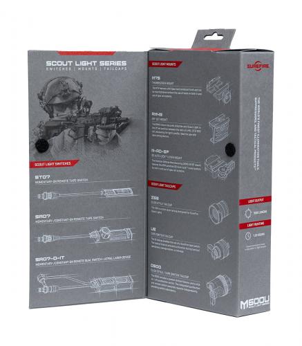 SureFire M600U Scout Light Weaponlight, 1000 lm.