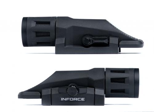 Inforce WML 400 lm Weaponlight. A switch for making the light dead-simple at any time.