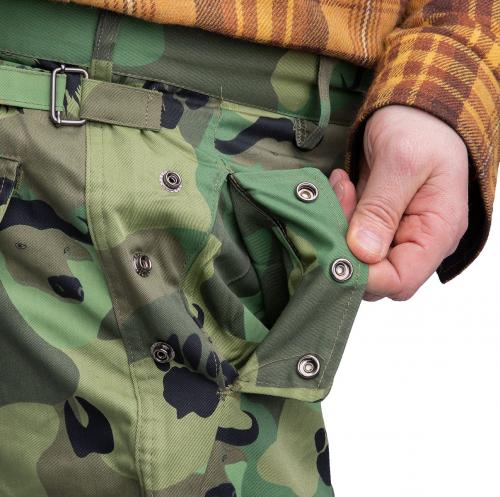 Beninese Anti-Poaching Cargo Pants, Surplus. Enough snap fasteners on the side pockets.