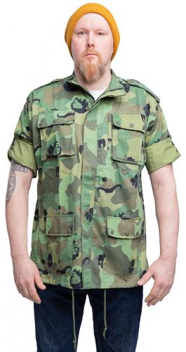 Beninese Anti-Poaching BDU Jacket, Surplus. You can roll up and button the sleeves short.