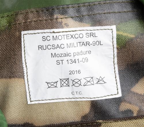 Romanian Combat Rucksack with Daypack, DPM, Unissued. 