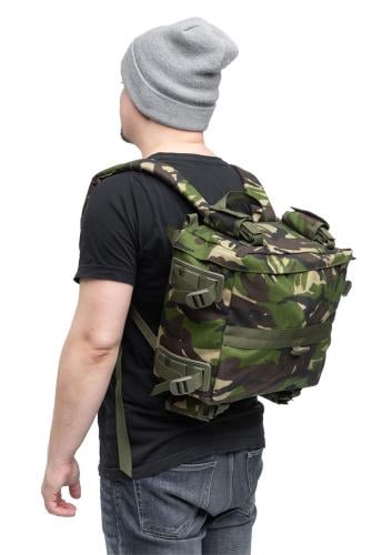 Romanian Combat Rucksack with Daypack, DPM, Unissued. The daypack can be used as a big general purpose pouch or separately.