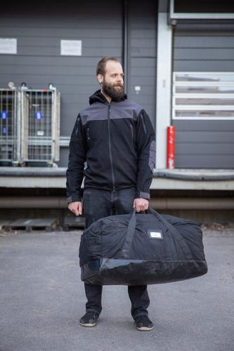 French Duffel Bag, 115 l, Black, Surplus.