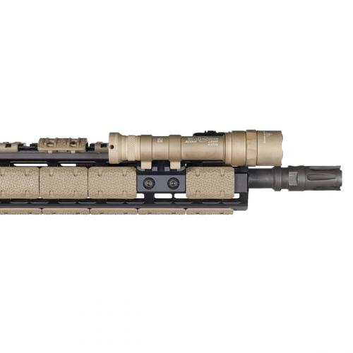 Magpul M-LOK Offset Light/Optic Mount, Aluminum. Surefire Scout weaponlights mount directly to the holes in the rail.