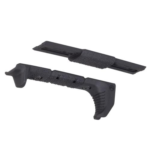 Magpul M-LOK Hand Stop Kit. The small nub, large hook, and textured panel in between are separate pieces.