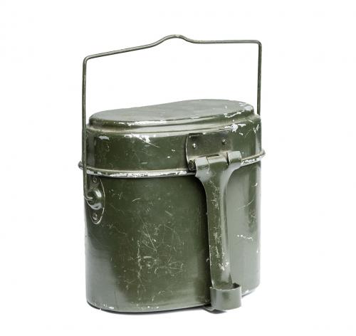 Romanian Two Piece Mess Kit, Aluminium, Surplus Romanian Two Piece Mess Kit, Aluminium, Surplus