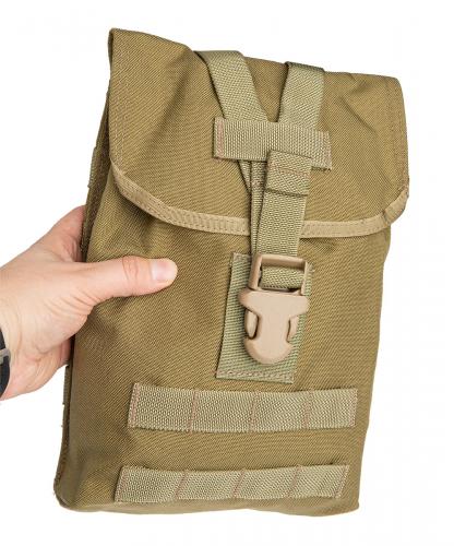 Eagle Industries MLCS MOLLE Charge Pouch w. Anti-Static Lining, Coyote Brown, Surplus. 