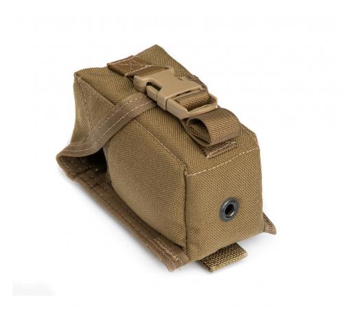US Parascope Pouch, Coyote Brown, Surplus. Drainage grommet in the bottom.