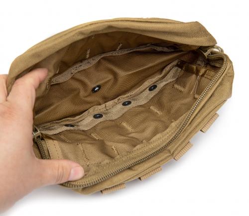 London Bridge Trading Modular Utility Pouch, Coyote, Surplus. Simple on the inside.