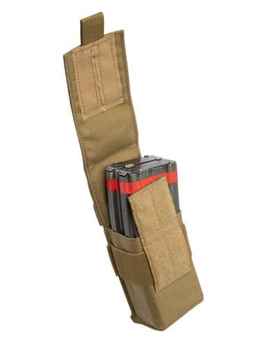 London Bridge Trading M4 Single Mag Pouch, Coyote Brown, Surplus. 