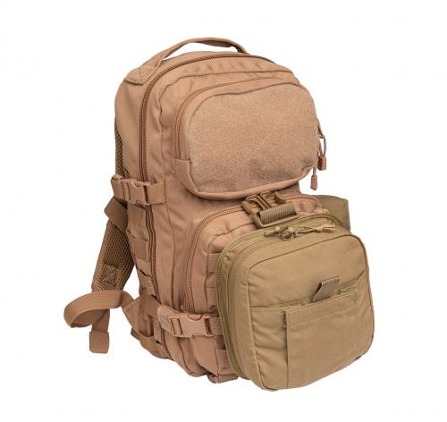 US Combat Casualty Response Drop Leg IFAK, Coyote, Surplus.