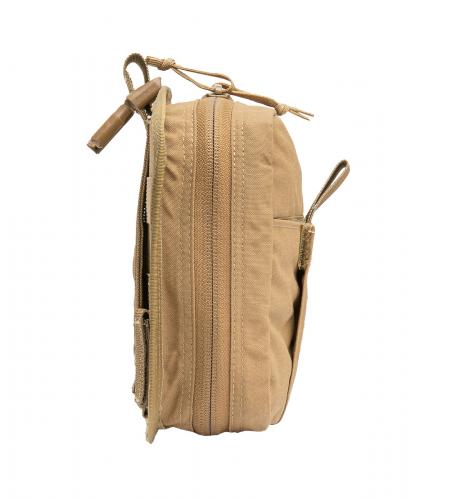 US Combat Casualty Response Drop Leg IFAK, Coyote, Surplus.